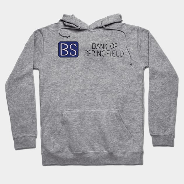 Bank of Springfield Logo Hoodie by saintpetty